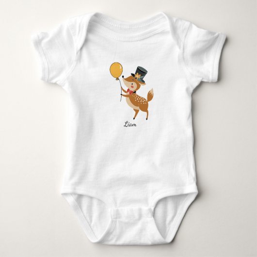 Feestelijke dieren - Jong hert Romper (Voorkant)