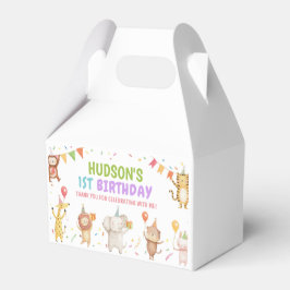 Feestelijke dieren kinderverjaardag favoriet dozen bedankdoosjes
