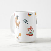 Feestelijke dieren koffiemok (Voorkant links)