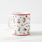 Feestelijke dieren koffiemok (Voorkant links)