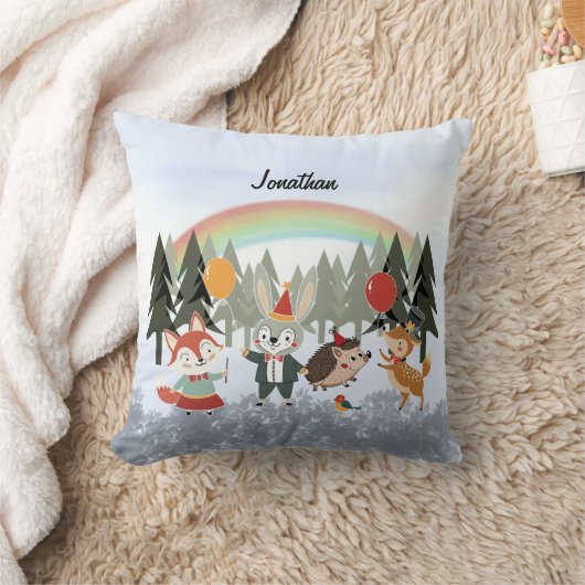 Feestelijke dieren kussen (Deken)