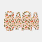 Feestelijke Dinosaur kerstboom vakantiepatroon Bedankdoosjes (Uitgevouwen)