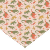 Feestelijke Dinosaur kerstboom vakantiepatroon Tafelkleed (Gekanteld)
