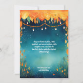 Feestelijke Diwali Reverie Kaart (Achterkant)