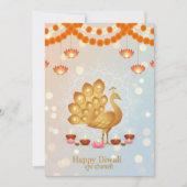 Feestelijke Diwali-viering Kaart (Voorkant)