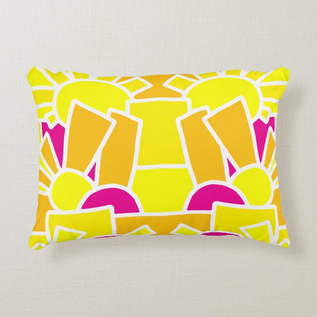Feestelijke Doodle Art 42 Accent Kussen (Voorkant)