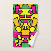 Feestelijke Doodle Art 42 Bad Handdoek (Handdoek)