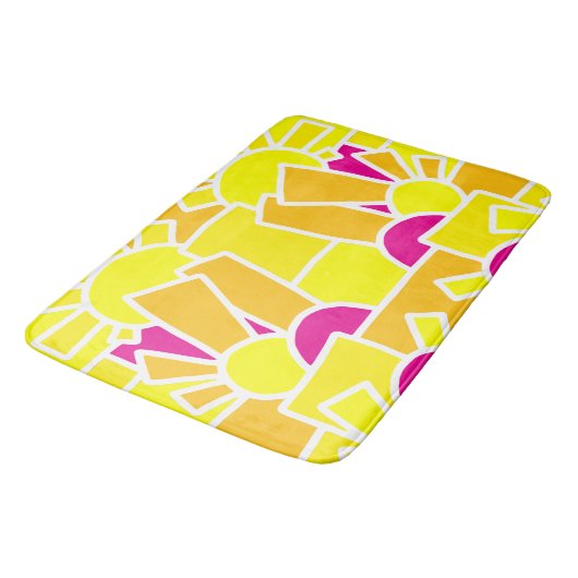 Feestelijke Doodle Art 42 Badmat (Gekanteld)