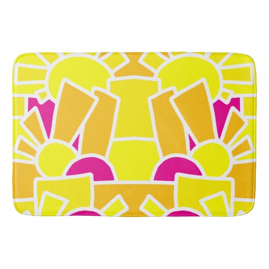 Feestelijke Doodle Art 42 Badmat (Voorkant)