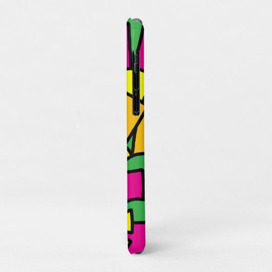 Feestelijke Doodle Art 42 Case-Mate iPhone Case (Achterkant/links)