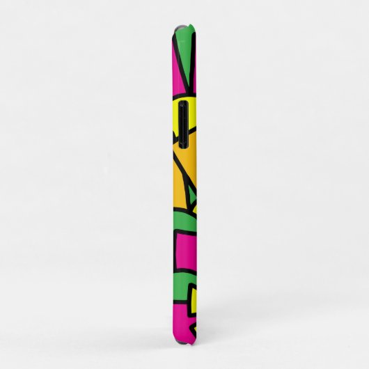 Feestelijke Doodle Art 42 Case-Mate iPhone Case (Achterkant/rechts)