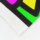 Feestelijke Doodle Art 42 Fleece Deken (Hoek)