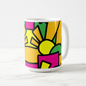 Feestelijke Doodle Art 42 Koffiemok (Voorkant rechts)