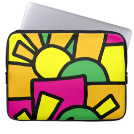 Feestelijke Doodle Art 42 Laptop Sleeve