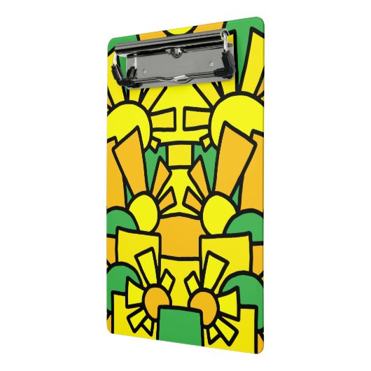 Feestelijke Doodle Art 42 Mini Klembord (Angled2)