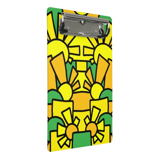 Feestelijke Doodle Art 42 Mini Klembord (Schuin)