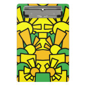 Feestelijke Doodle Art 42 Mini Klembord (Voorkant)