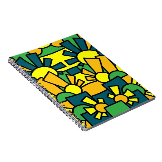 Feestelijke Doodle Art 42 Notitieboek (Rechterzijde)