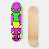 Feestelijke Doodle Art 42 Persoonlijk Skateboard (Voorkant)