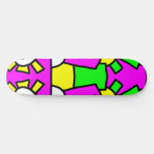 Feestelijke Doodle Art 42 Persoonlijk Skateboard (Horizontaal)