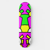 Feestelijke Doodle Art 42 Persoonlijk Skateboard (Voorkant)