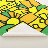 Feestelijke Doodle Art 42 Sherpa Deken (3/4)