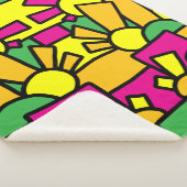 Feestelijke Doodle Art 42 Sherpa Deken (3/4)