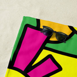 Feestelijke Doodle Art 42 Strandlaken