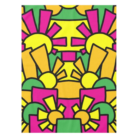 Feestelijke Doodle Art 42 Tafelkleed (Voorkant)