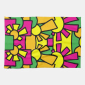 Feestelijke Doodle Art 42 Theedoek (Horizontaal)