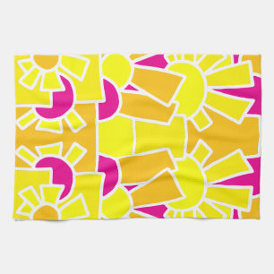 Feestelijke Doodle Art 42 Theedoek