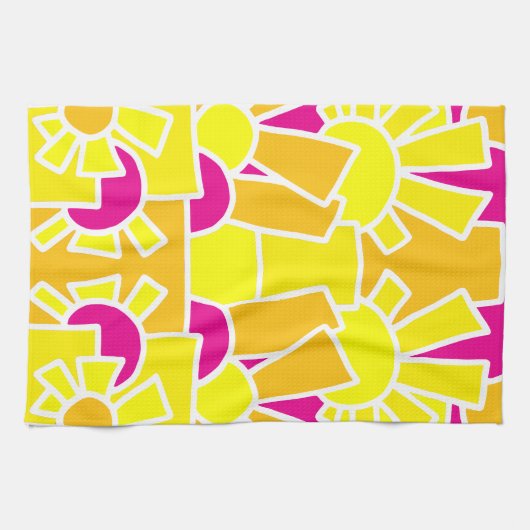 Feestelijke Doodle Art 42 Theedoek (Horizontaal)