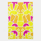 Feestelijke Doodle Art 42 Theedoek (Verticaal)