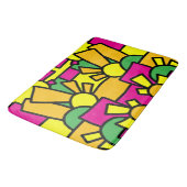 Feestelijke Doodle Kunst 42 Badmat (Gekanteld)