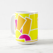Feestelijke Doodle Kunst 42 Koffiemok (Voorkant links)