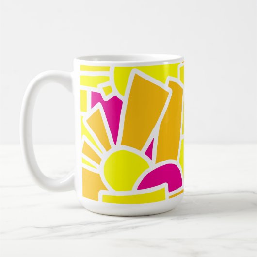 Feestelijke Doodle Kunst 42 Koffiemok (Links)