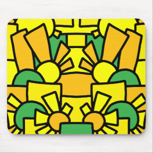 Feestelijke Doodle Kunst 42 Muismat