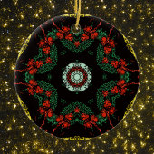 Feestelijke Dot Mandala Keramisch Ornament