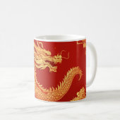 Feestelijke Dragon Chinees Nieuwjaar Koffiemok (Voorkant rechts)
