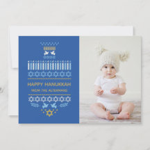 Feestelijke Dreidel Iconen Chanoeka Vakantie Blauw