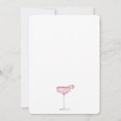 Feestelijke Drinken Feest Eet Drink & Wees Vrolijk Kaart (Achterkant)