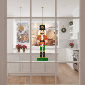 Feestelijke drummer Notenkraker Raamsticker