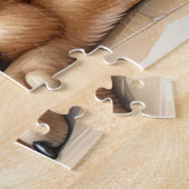 Feestelijke Duitse Herder Hondenliefhebber Kerstmi Legpuzzel (Zijkant)