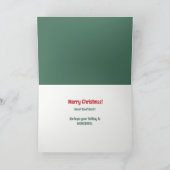 Feestelijke Duitse Herdershonden Kerst Kaart (Binnen)