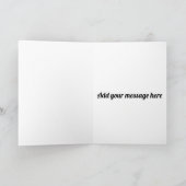 feestelijke egel kaart (Binnen)