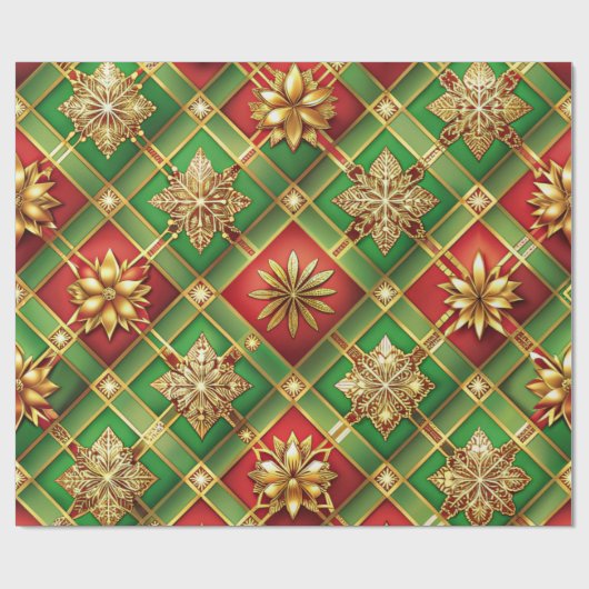 Feestelijke Elegance Gift Wrap Cadeaupapier (Vlak)