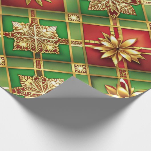 Feestelijke Elegance Gift Wrap Cadeaupapier (Hoek)