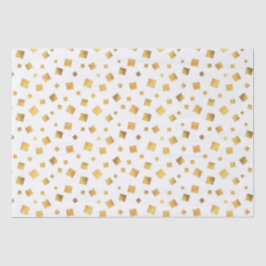 Feestelijke Elegante Gouden Confetti Cadeau Tissuepapier