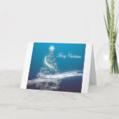 feestelijke elegante Kerstmis altijdgroene Feestdagen Kaart (Achterkant)