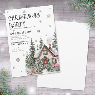 Feestelijke Elegante Winter Vakantie Kerstfeest Pa Kaart